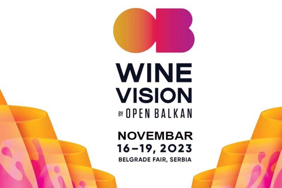 Сајма вина „Винска визија Отворени Балкан“ од 16. до 19. новембра на Београдском сајму