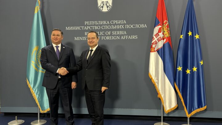 Министар Дачић са шефом дипломатије Казахстана