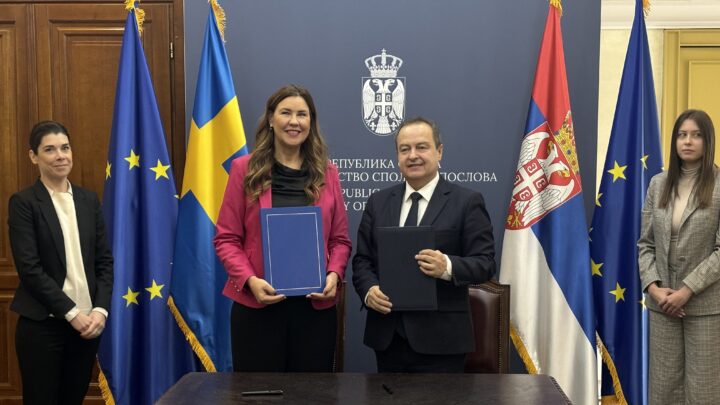 Министар Дачић се састао са амбасадорком Краљевине Шведске