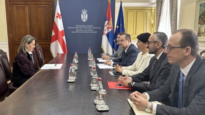 Министар Дачић разговарао са отправницом послова Канцеларије Амбасаде Грузије