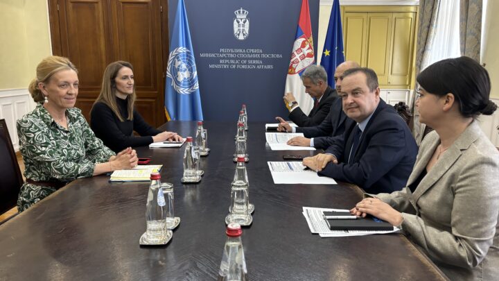 Министар Дачић примио у опроштајну посету сталну координаторку УН у Србији Франсоаз Жакоб