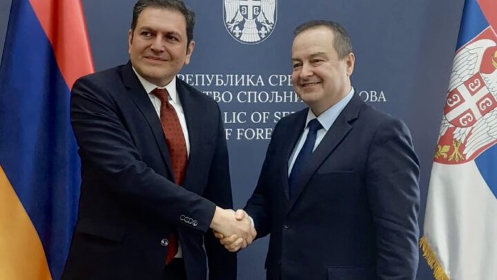 Министар Дачић разговарао са замеником МИП Јерменије