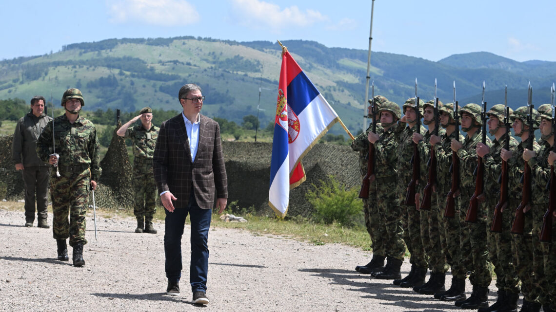 Одржан Дан високих званица на опитној здруженој тактичкој вежби са бојевим гађањем „Ватрени удар 2024“ Одржан Дан високих званица на опитној здруженој тактичкој вежби са бојевим гађањем „Ватрени удар 2024“