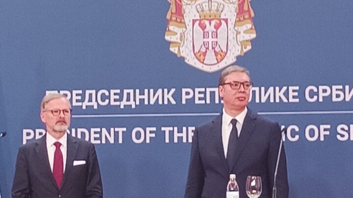 Premijer Češke Petar Fijala u poseti Srbiji