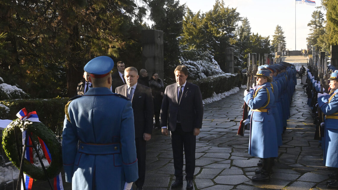 Predsednik Vlade Slovačke položio venac na Spomenik neznanom junaku na Avali Predsednik Vlade Slovačke položio venac na Spomenik neznanom junaku na Avali