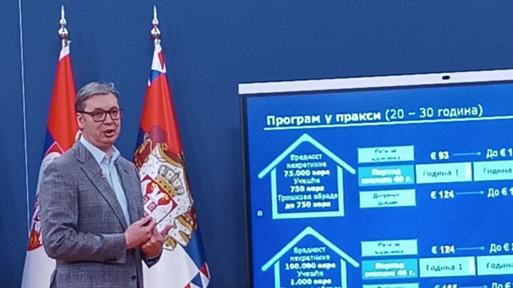 Aleksandar Vučić predstavio je pomoć države mladima za kupovinu prvog stana