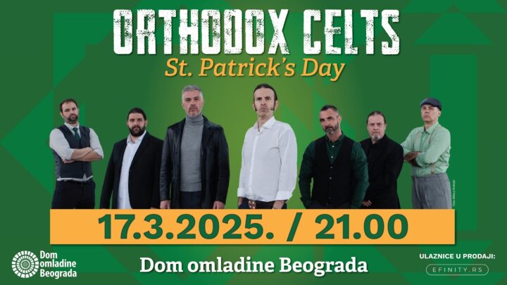 Koncert Orthodox Celts 17. marta u Domu omladine