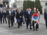 Положен венац на месту атентата на Зорана Ђинђића