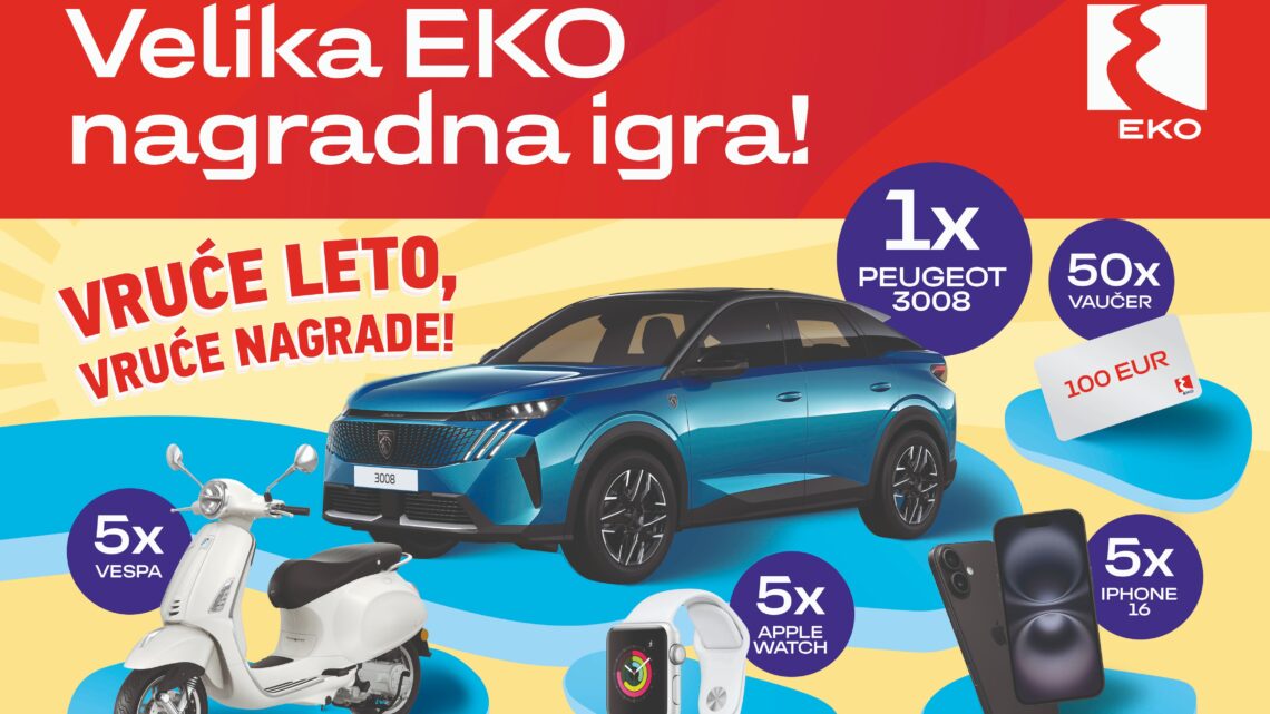 Velika EKO nagradna igra – Vruće leto, vruće nagrade! Velika EKO nagradna igra – Vruće leto, vruće nagrade!