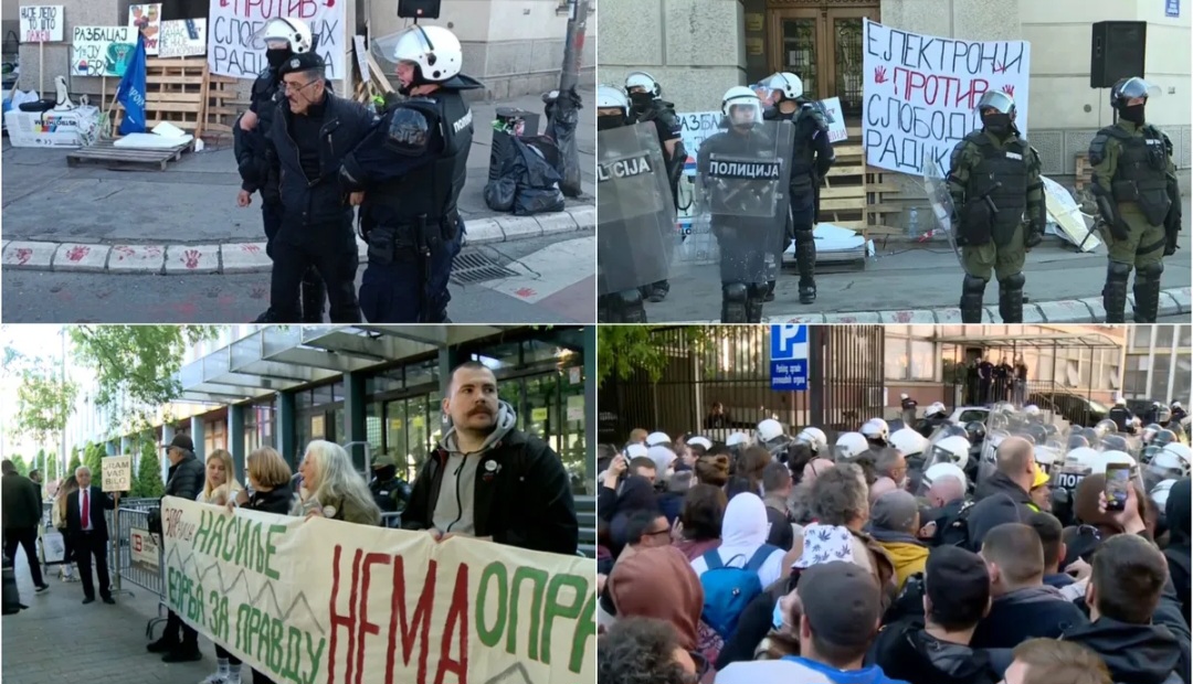 Blokada suda u Novom Sadu, Marija Vasić u zatvorskoj bolnici CZ-a, protestna šetnja u Beogradu Blokada suda u Novom Sadu, Marija Vasić u zatvorskoj bolnici CZ-a, protestna šetnja u Beogradu