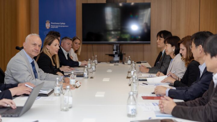 Ђедовић Хандановић са делегацијом JICA o сарадњи на пројекту изградње РХЕ Бистрица